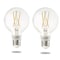 Bulbrite Solana 60-Watt Equivalent G25 LED Smart WIFI Connected LED Light Bulb, Clear, 2PK 861705 - alternate 3